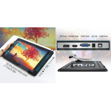 Grafikos Planšetė - HUION Kamvas Pro 20 19.5&quot; FHD 8192 Lygiai Ekspresiniai Klavišai