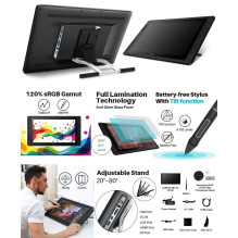 Graphics Tablet - HUION Kamvas Pro 20 19.5' FHD 8192 Levels Expressive Keys