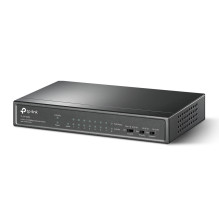 Network Switch - TP-Link 9 Ports 10 / 100 Mbps With PoE Black