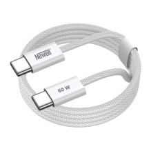 USB C Cable - Newell USB-C 60W 2m Fast Charging Braided White