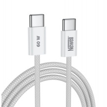 USB C Laidas - Newell USB-C 60W 2m Greitas Įkrovimas Pintas Baltas