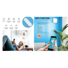 Ventiliatorius - Energijos Atkūrimo Wi-Fi HEPA Filtras su Automatiniais Jutikliais 46m²