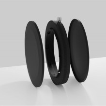Camera Accessory - HY Revoring Magnetic Aluminum Caps 58-77 mm Matte Black