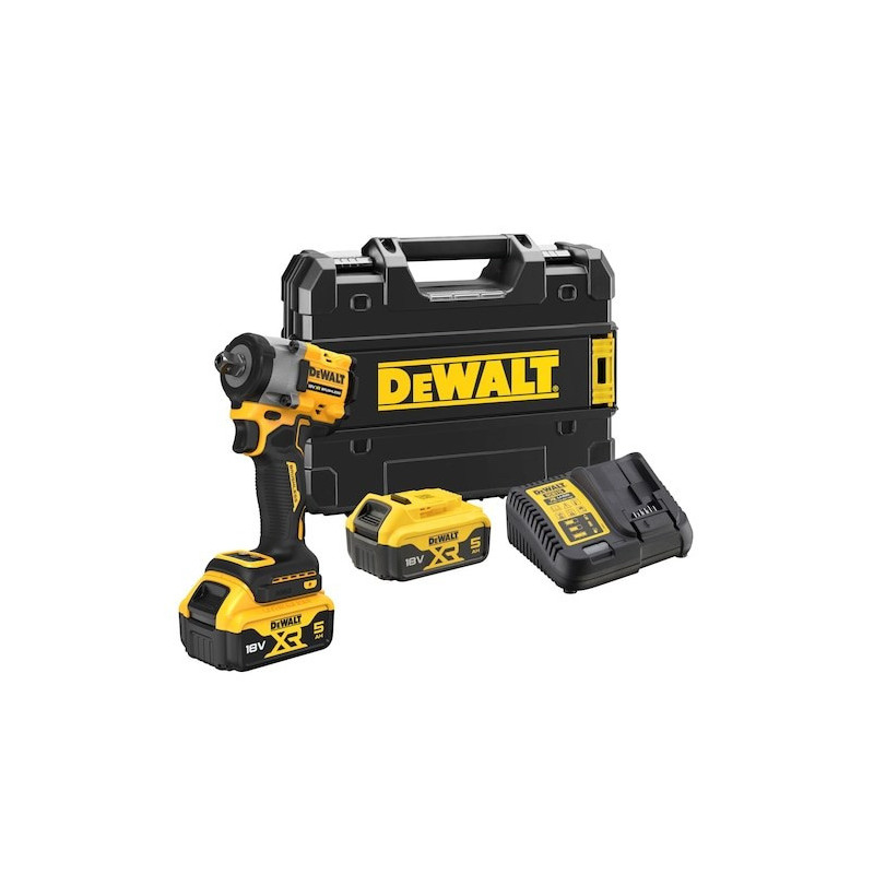 Elektrinis Įrankis - DeWALT DCF922P2T-QW 610 N m 2500 RPM su 2x 5Ah Baterijomis