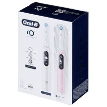 Elektrinis Dantų Šepetėlis - Braun Oral-B iO6 DuoPack White / Pink