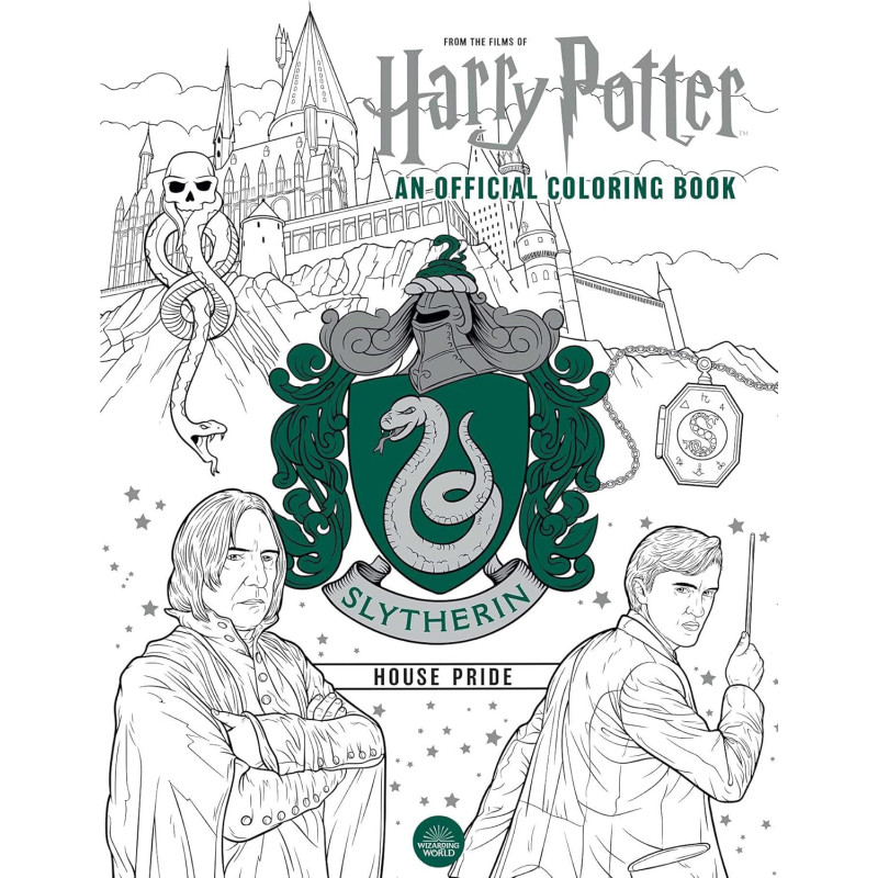 Coloring Book - Harry Potter Slytherin House Pride 64 Pages 21.7 x 28 cm