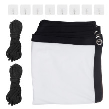 Projektoriaus Ekranas - Maclean MC-166 84" 4:3 175x131cm Įtempimo Kabliukai