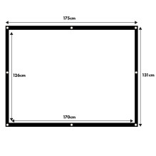 Projector Screen - Maclean MC-166 84' 4:3 175x131cm Tension Hooks