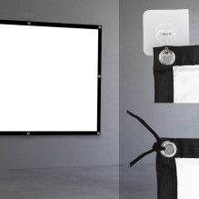Projector Screen - Maclean MC-166 84' 4:3 175x131cm Tension Hooks