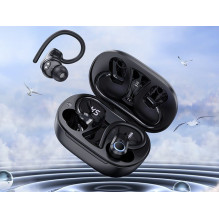 Wireless Headphones - Hoco EQ8 Bluetooth 5.3 In-Ear 7H Talk Time Black
