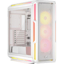 Kompiuterio Korpusas - Corsair iCUE LINK 5000T LX RGB Midi Tower Tempered Glass White