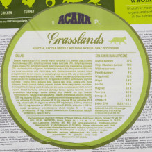 Cat Food - Acana Grasslands 340g, Fish, Turkey, Chicken, 37% Protein