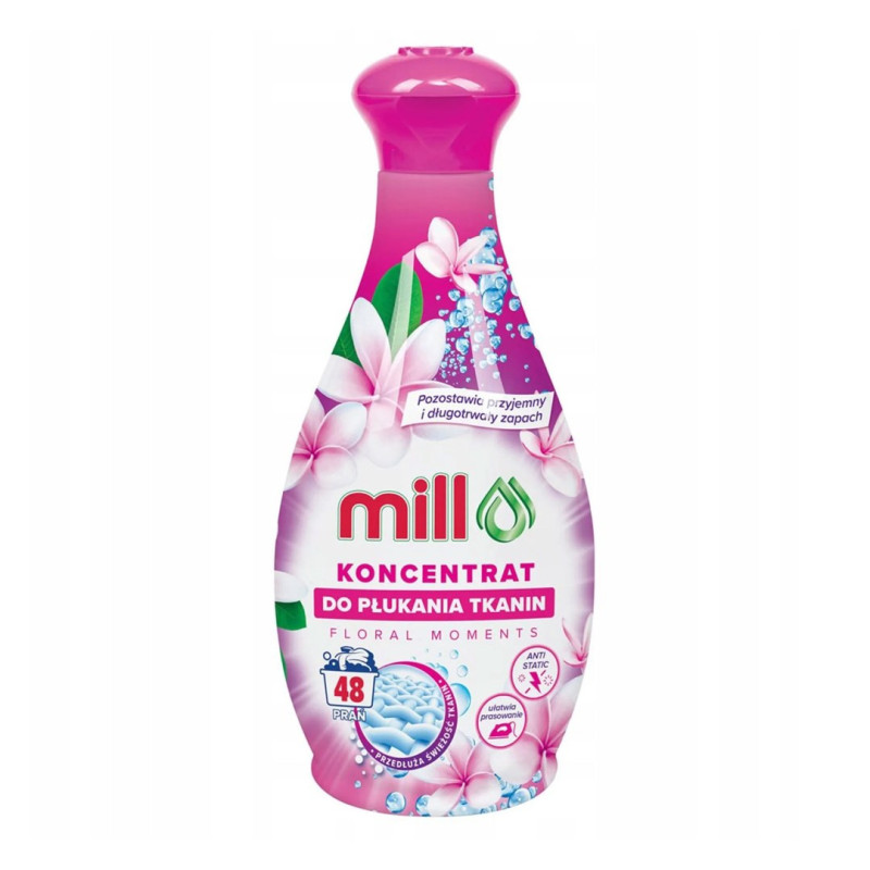 Fabric Softener - MILL Floral Moments 1.3L Concentrate for 48 Rinses