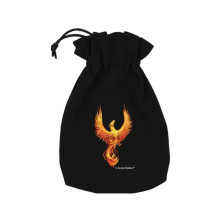 Game Accessory - Anne Stokes Phoenix Dice Case 16.5x12.3cm Cotton