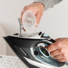 Geležinis Lygintuvas - Taurus Geyser Eco 3200 W Garų ir Sauso Lyginimo Geležis Juoda
