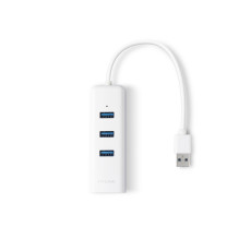 TP-LINK USB 3.0 3-Port Hub Gigabit Ethernet Adapter 2 in 1 USB Adapter