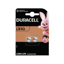Battery - Duracell LR43 / 186 / V12GA 1.5V Alkaline Batteries 2 Pack