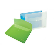 Folder with print Forpus, A4, plastic, transparent