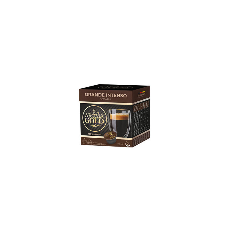 Coffee capsules AROMA GOLD GRANDE INTENSO, 16 pcs.