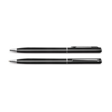 Ballpoint pen PARIS, Forpus, black metal body, 0.7mm