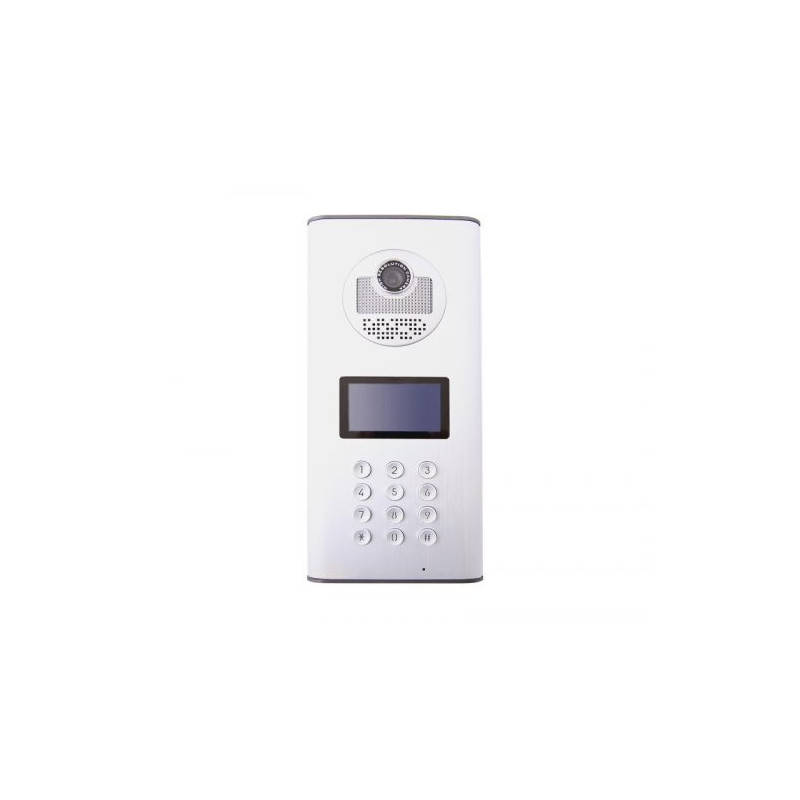 Intercom (intercom) multi-apartment system entrance panel. 366*138.5*55mm. 56° viewing angle. IR LED