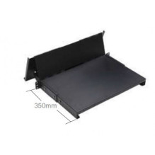 Folding keyboard shelf, 300 mm, adjustable, BLACK