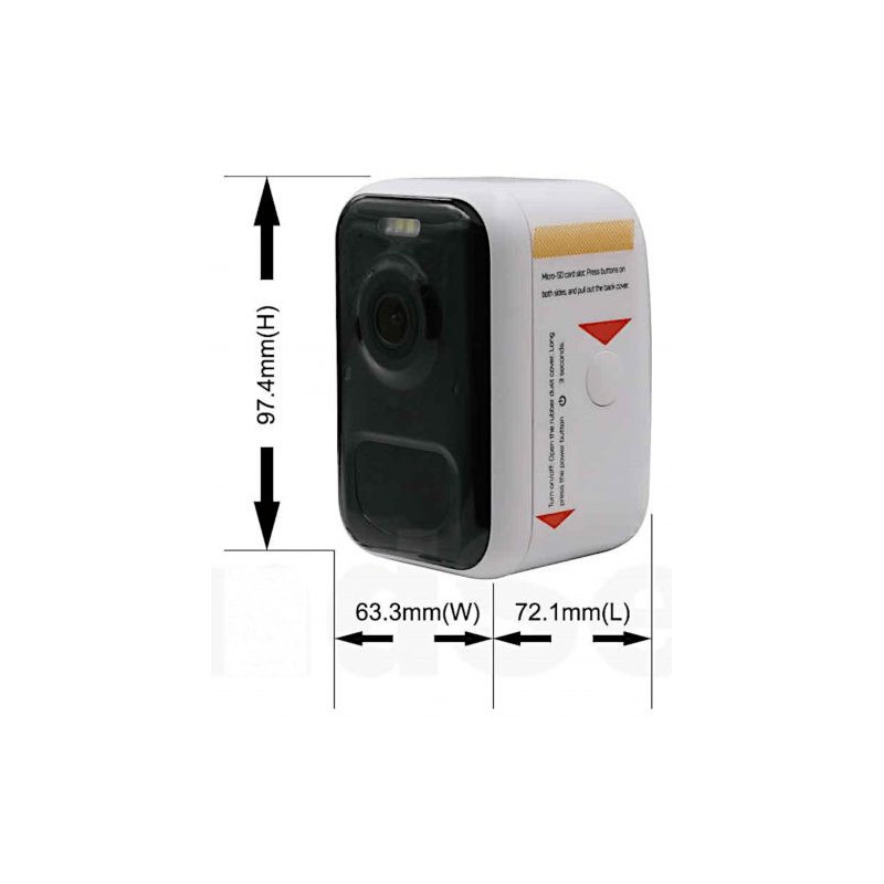 Video Nanny, Baby Monitor, Wi-Fi, Built-in Batteries, Microphone, Night Vision