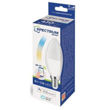 Spectrum LED Bulb, E14, WIFI 2.4GHZ, 5W, 410LM, Dimmable, 2700K-6900K, 220-240V
