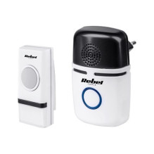 Wireless doorbell, 230V plug, 48 melodies, IP44, Remote control range: 100 m