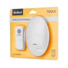 Wireless doorbell - ellipse, Remote control range: Max 80 m