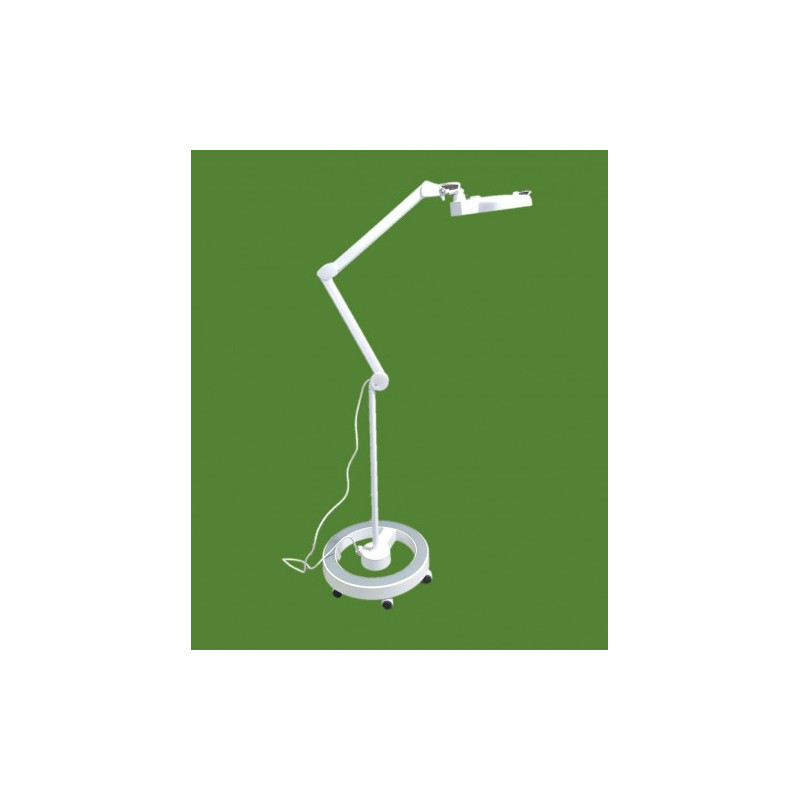 Mobilus stovas su ratukais, Pritaikymas: lempoms su didinamuoju stiklu