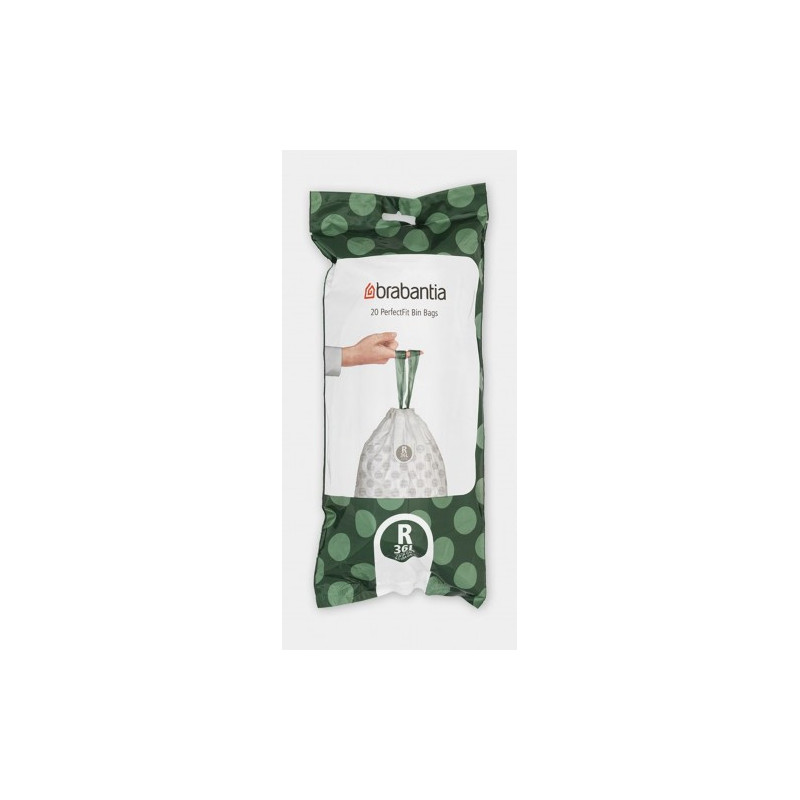 Šiukšlių maišai, R-SIZE, 36L, Brabantia, kaina už 20 vnt.