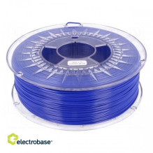 3D printer raw material TPU, Ø: 1.75 mm, blue, 210÷230°C, 1 kg, Table temperature: 20÷80°C