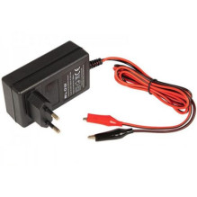 Charger for gel, AGM and lead-acid 12V batteries - crocodile clips, 2000mA 83-230