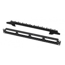 Patch panel 19&quot; CAT6 UTP 24 ports (Patch panel)