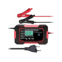 Akumuliatoriaus įkroviklis 12 V 6 A, LCD ekranas, nuolatinė srovė 13,8–15,5 V, 100 W