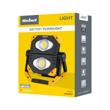 Floodlight, Battery 5000 mAh, IP44, 2 COB diodes