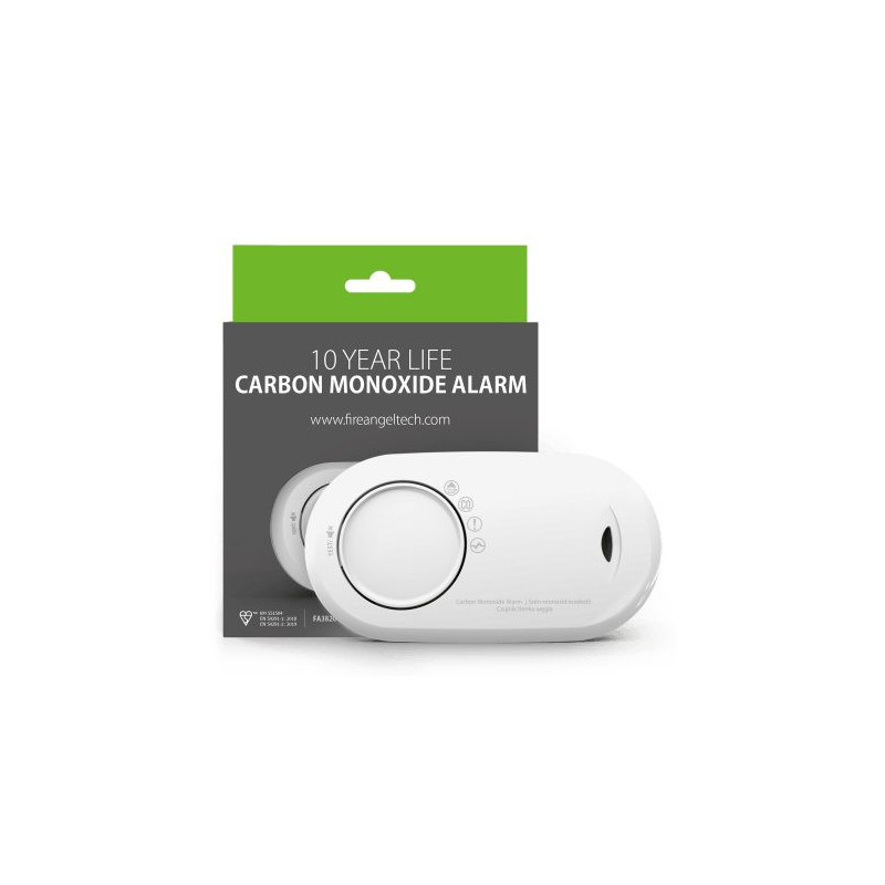 Certified Carbon Monoxide (CO) Detector, Built-in Lithium Battery, Alarm