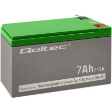 Uninterruptible Power Supply (UPS) 12V 7Ah AGM battery :: Terminal type T2 (6.35mm)