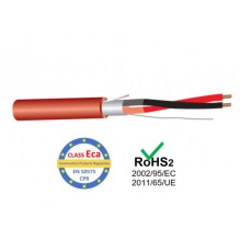 Cable for fire protection systems PRO BASE - 1x2x0.5, red, 100m
