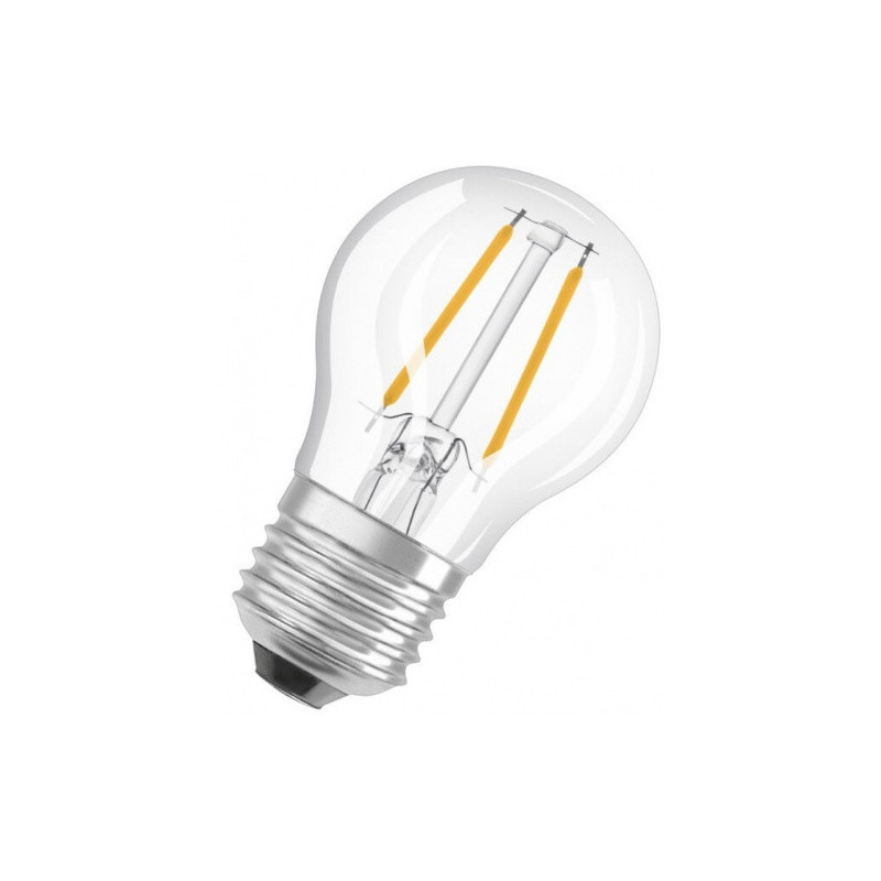 Osram LED žvaigždės formos lemputė Classic P 40 filamentinė, 4W 827, skaidri, E27