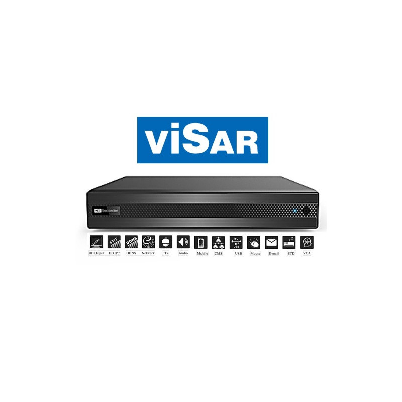 VSN T6108b1b NVR 8CH, up to 6MP, 1HDD