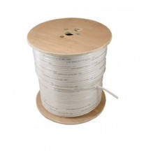Q611-96 305WS LSZH Cca QUANTUM coaxial cable RG6 (CCS) 1.13mm, LSZH Cca, white, 305m