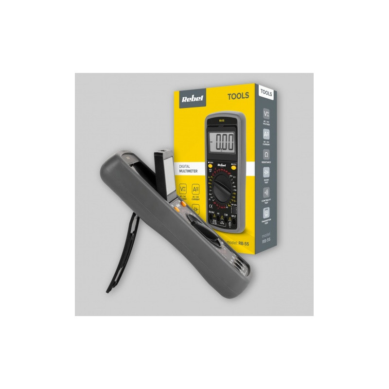 Multifunctional and practical tester, Large LCD display