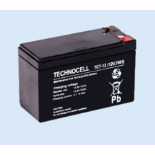 AGM akumuliatorius, 12 V 7 Ah, TC7-12, „Technocell™“