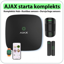 Wireless GSM / Ethernet security STARTA alarm set :: Black AJAX