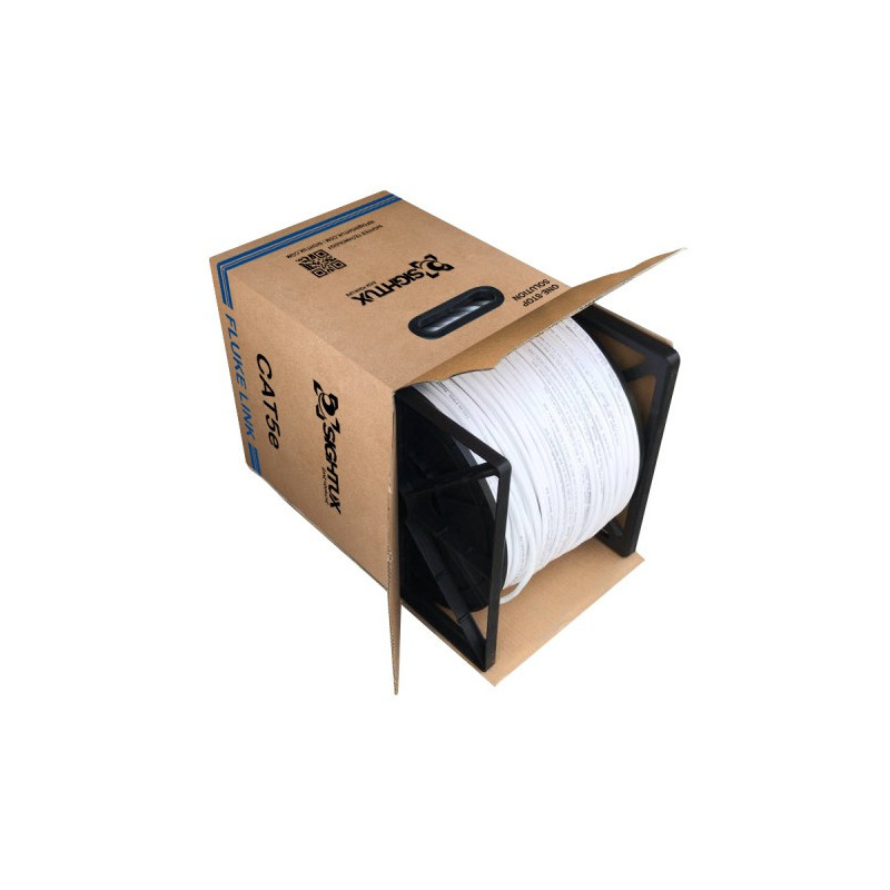 LAN Computer network cable, SIGHTUX, CPR class Dca s2,d2,a1, LSZH, CAT5E UTP, for indoor assembly, 30