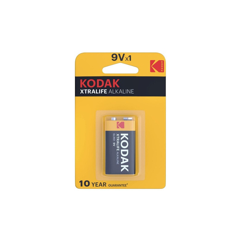 Kodak Xtralife Alkaline Battery 9V B1
