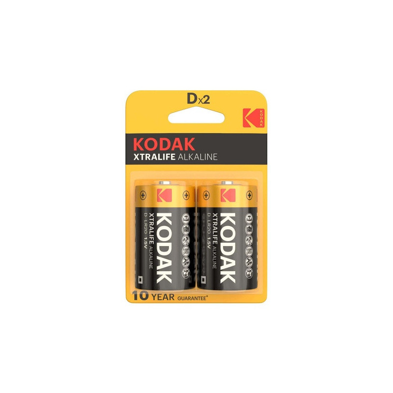 Kodak Xtralife Alkaline Battery D (1.5V) B2