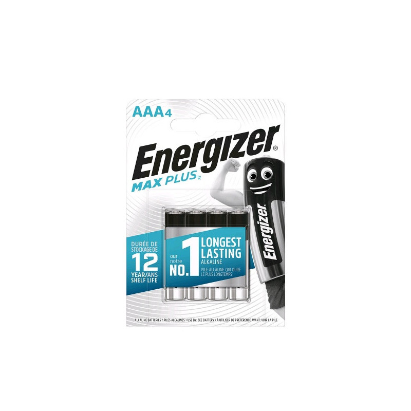 Energizer Max Plus Alkaline Battery AAA B4